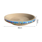 Maxbell Cardboard Cat Scratcher Bed Lounge for Indoor Cats Training Toy Playing Rest