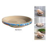 Maxbell Cardboard Cat Scratcher Bed Lounge for Indoor Cats Training Toy Playing Rest