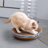 Maxbell Cardboard Cat Scratcher Bed Lounge for Indoor Cats Training Toy Playing Rest