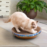Maxbell Cardboard Cat Scratcher Bed Lounge for Indoor Cats Training Toy Playing Rest