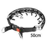 Maxbell Dog No Pull Collar Easy to Use Dog Choke Collar for Outdoor Training Walking 50cm Rubber Tip