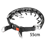 Maxbell Dog No Pull Collar Easy to Use Dog Choke Collar for Outdoor Training Walking 55cm Rubber Tip