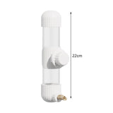 Maxbell Automatic Water Dispenser Leakproof Drinking Equipment Pet Bird Water Feeder White 220ml
