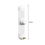 Maxbell Automatic Water Dispenser Leakproof Drinking Equipment Pet Bird Water Feeder White 280ml