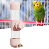 Maxbell Automatic Water Dispenser Leakproof Drinking Equipment Pet Bird Water Feeder Pink 220ml