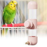 Maxbell Automatic Water Dispenser Leakproof Drinking Equipment Pet Bird Water Feeder Pink 220ml