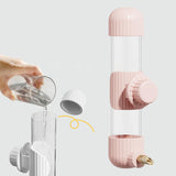 Maxbell Automatic Water Dispenser Leakproof Drinking Equipment Pet Bird Water Feeder Pink 220ml