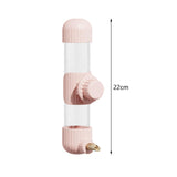 Maxbell Automatic Water Dispenser Leakproof Drinking Equipment Pet Bird Water Feeder Pink 220ml