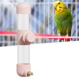 Maxbell Automatic Water Dispenser Leakproof Drinking Equipment Pet Bird Water Feeder Pink 280ml