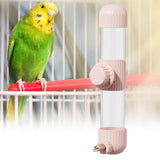 Maxbell Automatic Water Dispenser Leakproof Drinking Equipment Pet Bird Water Feeder Pink 280ml
