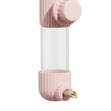 Maxbell Automatic Water Dispenser Leakproof Drinking Equipment Pet Bird Water Feeder Pink 280ml