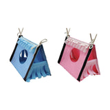 Maxbell Guinea Pig Hideaway Small Animal Tunnel for Hedgehogs Small Animal Beds Mice blue