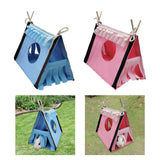 Maxbell Guinea Pig Hideaway Small Animal Tunnel for Hedgehogs Small Animal Beds Mice blue