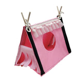 Maxbell Guinea Pig Hideaway Small Animal Tunnel for Hedgehogs Small Animal Beds Mice pink