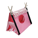 Maxbell Guinea Pig Hideaway Small Animal Tunnel for Hedgehogs Small Animal Beds Mice pink