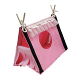 Maxbell Guinea Pig Hideaway Small Animal Tunnel for Hedgehogs Small Animal Beds Mice pink