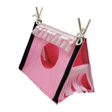 Maxbell Guinea Pig Hideaway Small Animal Tunnel for Hedgehogs Small Animal Beds Mice pink