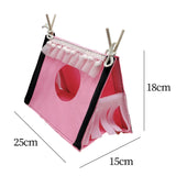 Maxbell Guinea Pig Hideaway Small Animal Tunnel for Hedgehogs Small Animal Beds Mice pink