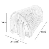 Maxbell Guinea Pig Hideout Habitats Small Animals Tunnel for Chinchilla Mice Ferrets Brown