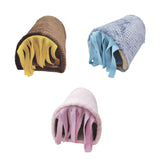 Maxbell Guinea Pig Hideout Habitats Small Animals Tunnel for Chinchilla Mice Ferrets Brown