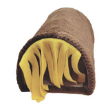 Maxbell Guinea Pig Hideout Habitats Small Animals Tunnel for Chinchilla Mice Ferrets Brown