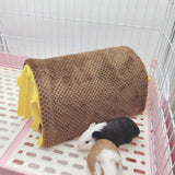 Maxbell Guinea Pig Hideout Habitats Small Animals Tunnel for Chinchilla Mice Ferrets Brown