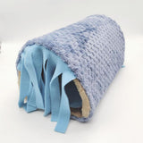 Maxbell Guinea Pig Hideout Habitats Small Animals Tunnel for Chinchilla Mice Ferrets Blue