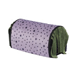 Maxbell Guinea Pig Hideout Warm Small Animal Tunnel for Hedgehogs Hamster Chinchilla Gray Stars