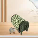 Maxbell Guinea Pig Hideout Warm Small Animal Tunnel for Hedgehogs Hamster Chinchilla Green