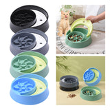 Maxbell Dog Slow Feeder Bowl Fashion Durable Dish Bowl for Puppy Pets Supplies black