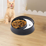 Maxbell Dog Slow Feeder Bowl Fashion Durable Dish Bowl for Puppy Pets Supplies black
