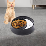 Maxbell Dog Slow Feeder Bowl Fashion Durable Dish Bowl for Puppy Pets Supplies black