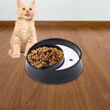 Maxbell Dog Slow Feeder Bowl Fashion Durable Dish Bowl for Puppy Pets Supplies black