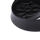 Maxbell Dog Slow Feeder Bowl Fashion Durable Dish Bowl for Puppy Pets Supplies black
