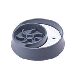 Maxbell Dog Slow Feeder Bowl Fashion Durable Dish Bowl for Puppy Pets Supplies grey