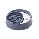 Maxbell Dog Slow Feeder Bowl Fashion Durable Dish Bowl for Puppy Pets Supplies grey