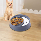 Maxbell Dog Slow Feeder Bowl Fashion Durable Dish Bowl for Puppy Pets Supplies grey