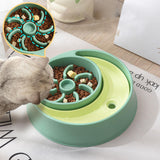 Maxbell Dog Slow Feeder Bowl Fashion Durable Dish Bowl for Puppy Pets Supplies blue