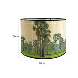 Maxbell Drum Lampshade E27 Handmade Bamboo Lamp Shades for Table Lamps Bedside Lamps Tree