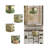 Maxbell Drum Lampshade E27 Handmade Bamboo Lamp Shades for Table Lamps Bedside Lamps Tree