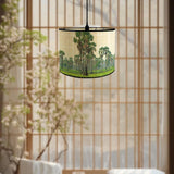 Maxbell Drum Lampshade E27 Handmade Bamboo Lamp Shades for Table Lamps Bedside Lamps Tree