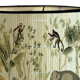 Maxbell Drum Lampshade E27 Handmade Bamboo Lamp Shades for Table Lamps Bedside Lamps Animals