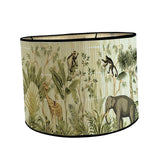 Maxbell Drum Lampshade E27 Handmade Bamboo Lamp Shades for Table Lamps Bedside Lamps Animals