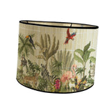 Maxbell Drum Lampshade E27 Handmade Bamboo Lamp Shades for Table Lamps Bedside Lamps Birds