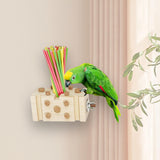 Maxbell Parrot Chewing Stopper Toy Exercise The Beak Parrot Cage Bite Toys for Birds Style B