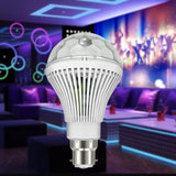 Maxbell RGB Rotating Stage Light LED 3 Colors Party LED Bulb for Holiday Bedroom KTV B22