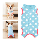 Maxbell Surgery Wear Breathable for Female and Male Dogs Pet Dog Recovery Shirt Suit