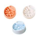 Maxbell Pet Dog Slow Feeder Bowl Fashion Dish Bowl for Kitten Kitty Pets Accessories orange