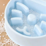 Maxbell Pet Dog Slow Feeder Bowl Fashion Dish Bowl for Kitten Kitty Pets Accessories orange