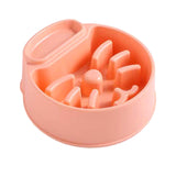 Maxbell Pet Dog Slow Feeder Bowl Fashion Dish Bowl for Kitten Kitty Pets Accessories orange
